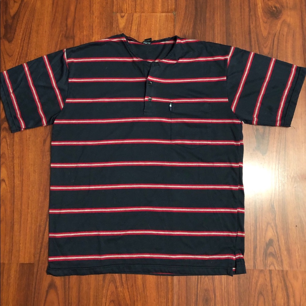 Altamont Striped Pocket Tee Size L